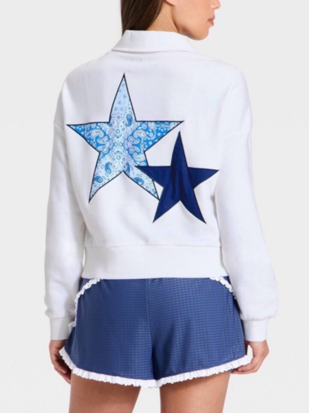 Joylab Americana 1/2 zip Sweatshirt Sz Large - NWT